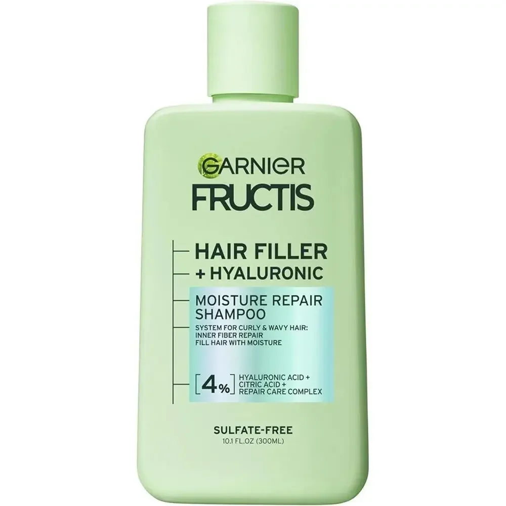 Garnier Fructis Hair Filler Moisture Repair Shampoo, Sulfate Free Shampoo...